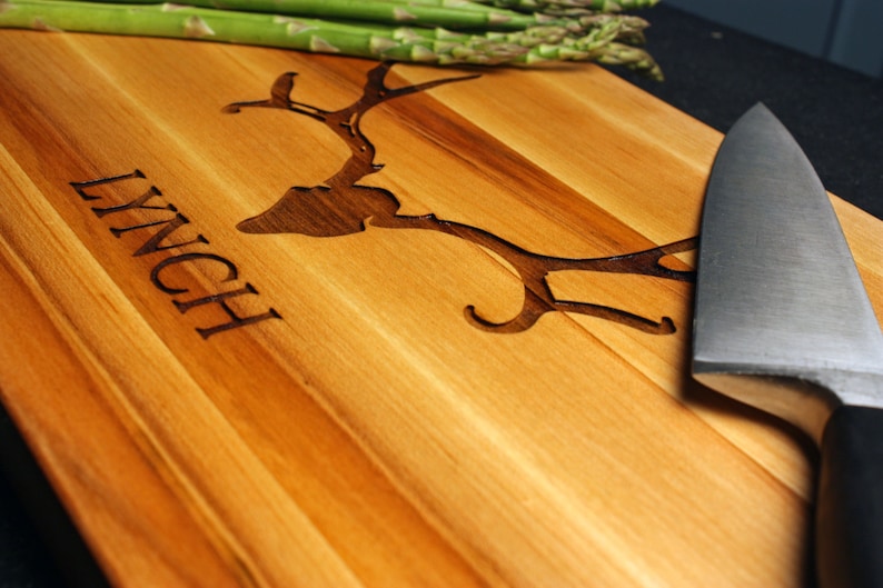 Personalized Cutting Board BOOS 12x18x1.5 Custom Engraved Stag Etsy