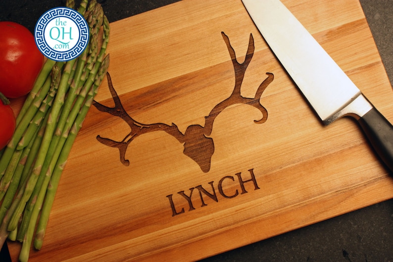 Personalized Cutting Board BOOS 12x18x1.5 Custom Engraved Stag Etsy