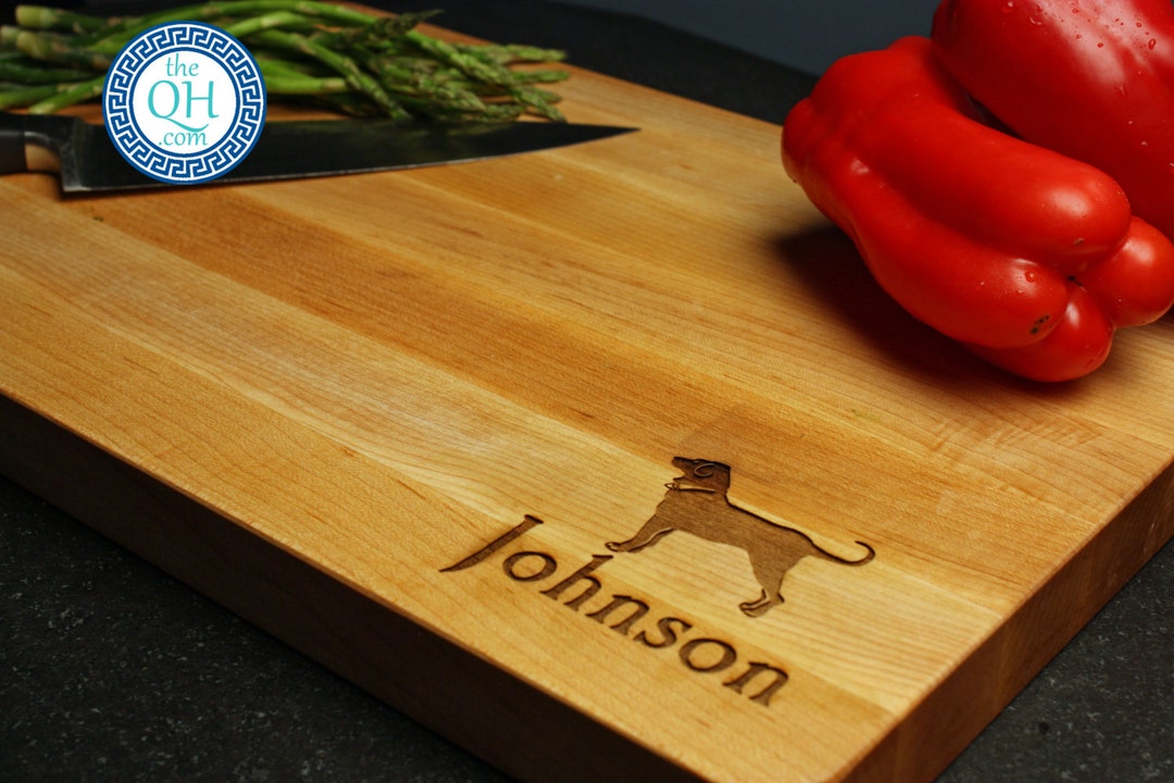 Personalized Cutting Board BOOS W/ Custom Engraved Labrador Etsy