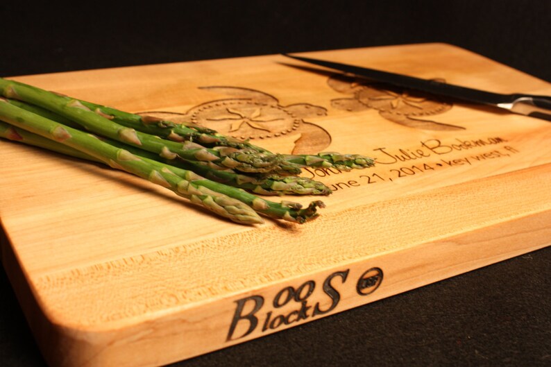 BOOS Personalized Maple Cutting Board Custom Engraved Sea Etsy
