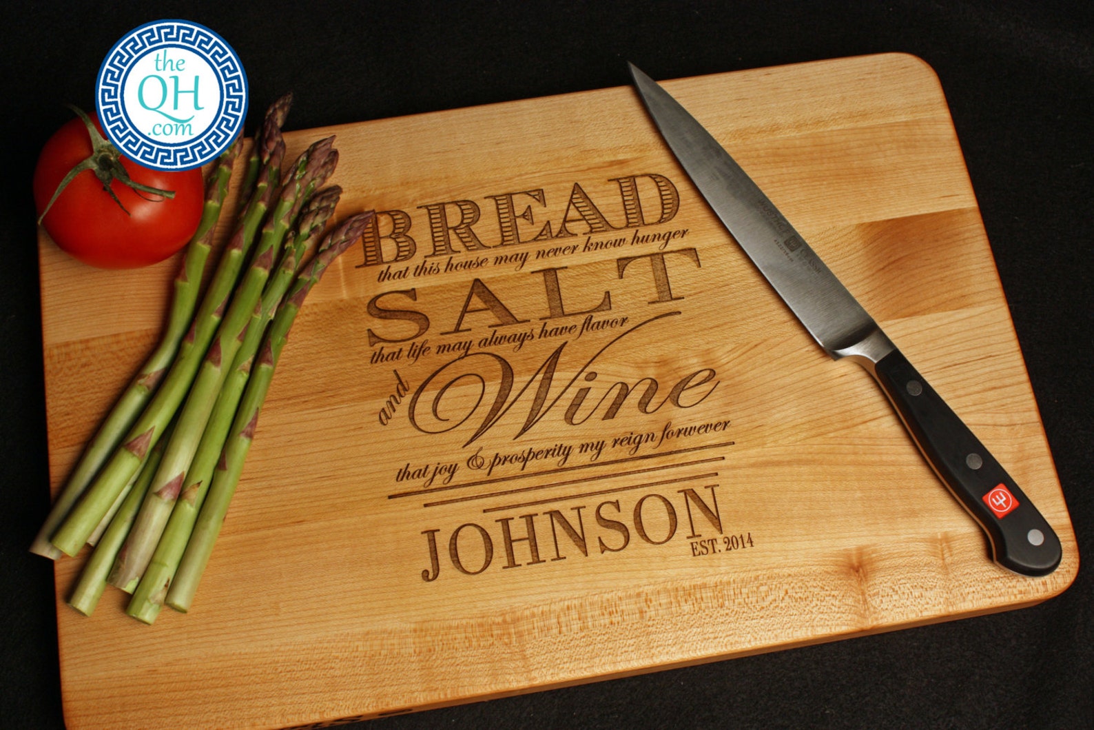 Personalized Cutting Board Housewarming Gift Custom Engraved Etsy