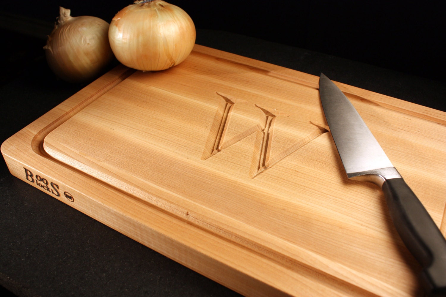 Personalized Cutting Board BOOS Custom Maple Engraved Monogram Etsy