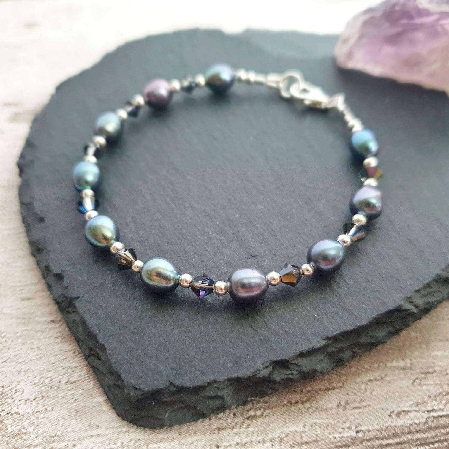 Peacock pearl best sale bracelet