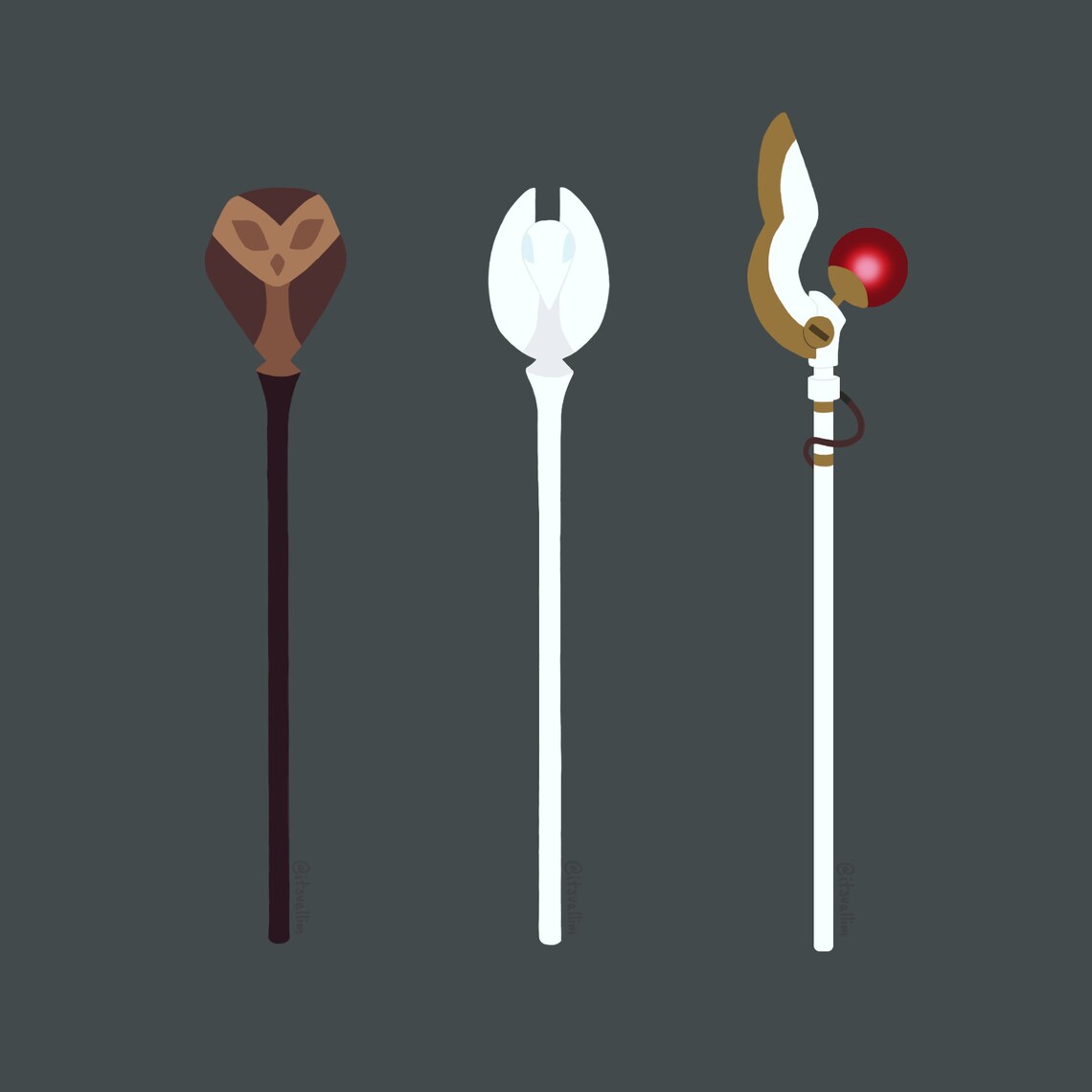 TOH Staffs Mini Print Digital Download Etsy