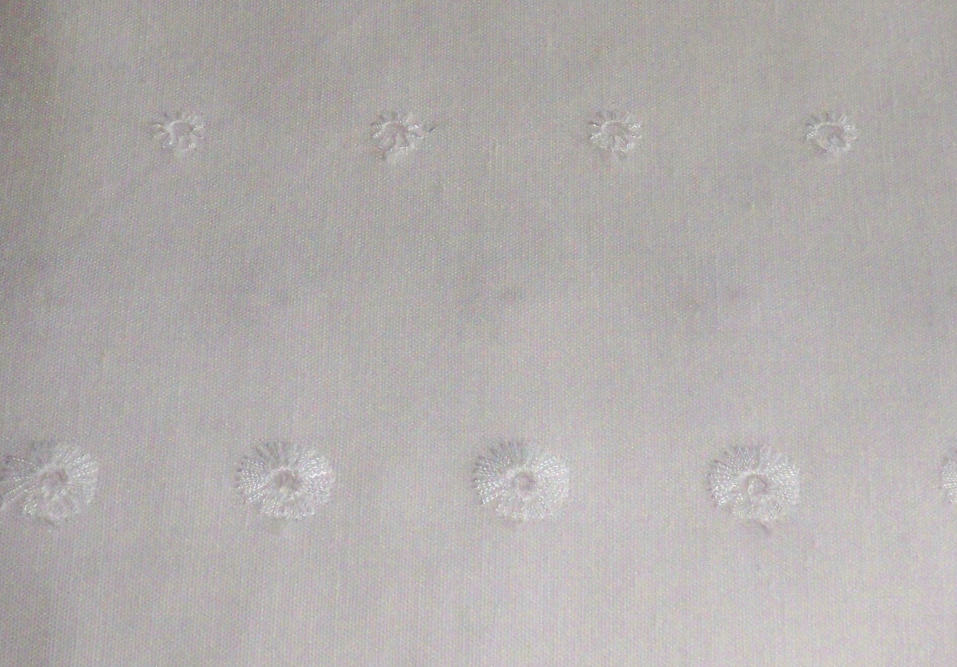 Vintage Bright White Eyelet Fabric 34 X 6 Yards - Etsy