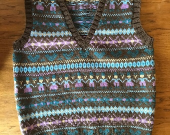 FairIsle Maids and Men Sleeveless Jumper