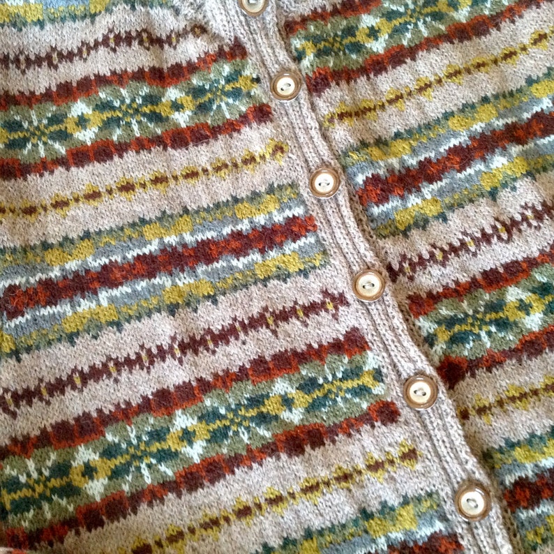 Vintage Style FairIsle Cardigan