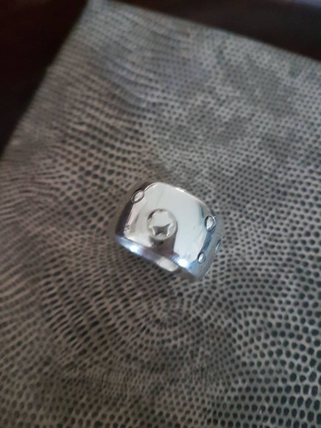 Anillo montblanc 925 dama banda de plata Etsy Espa a