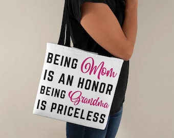 Being Grandma Is Priceless Tote Bag – Mother's Day Gift