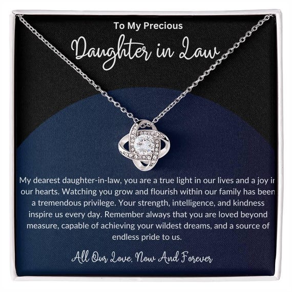 Necklace Gift From Mother-in-law to Daughter-in-law – Personalized