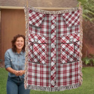 Flannel Blanket, Gift For Mom Blanket, Mothers Day Gift, Gift For Mom, Vintage Inspired Gift, Moms Birthday Gift