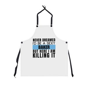 Funny Baker Apron–Sexy Baker Gift for Women or Men, Kitchen Cooking Apron, Baking Gift for Chef or Home Baker, Food Lovers, Friends
