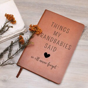 Vegan Leather Journal: Graphic Design, Personal Reminder Book image 3