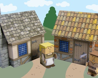 Medieval MiniWorld – The Village – Set 1