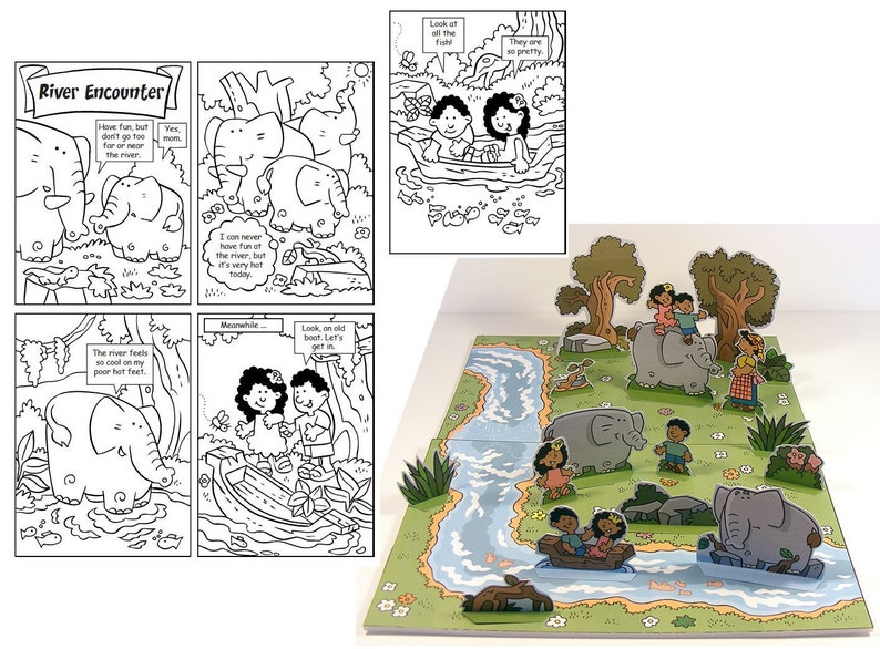 SPECIAL OFFER 90% Discount Cut Out Play-set Savanna Adventures image 3