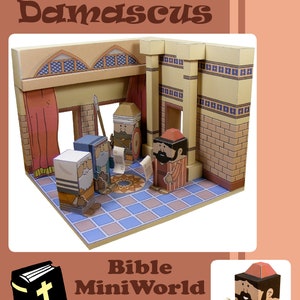 Letters to Damascus - Paul of Tarsus - Bible Miniworld Paper Toys