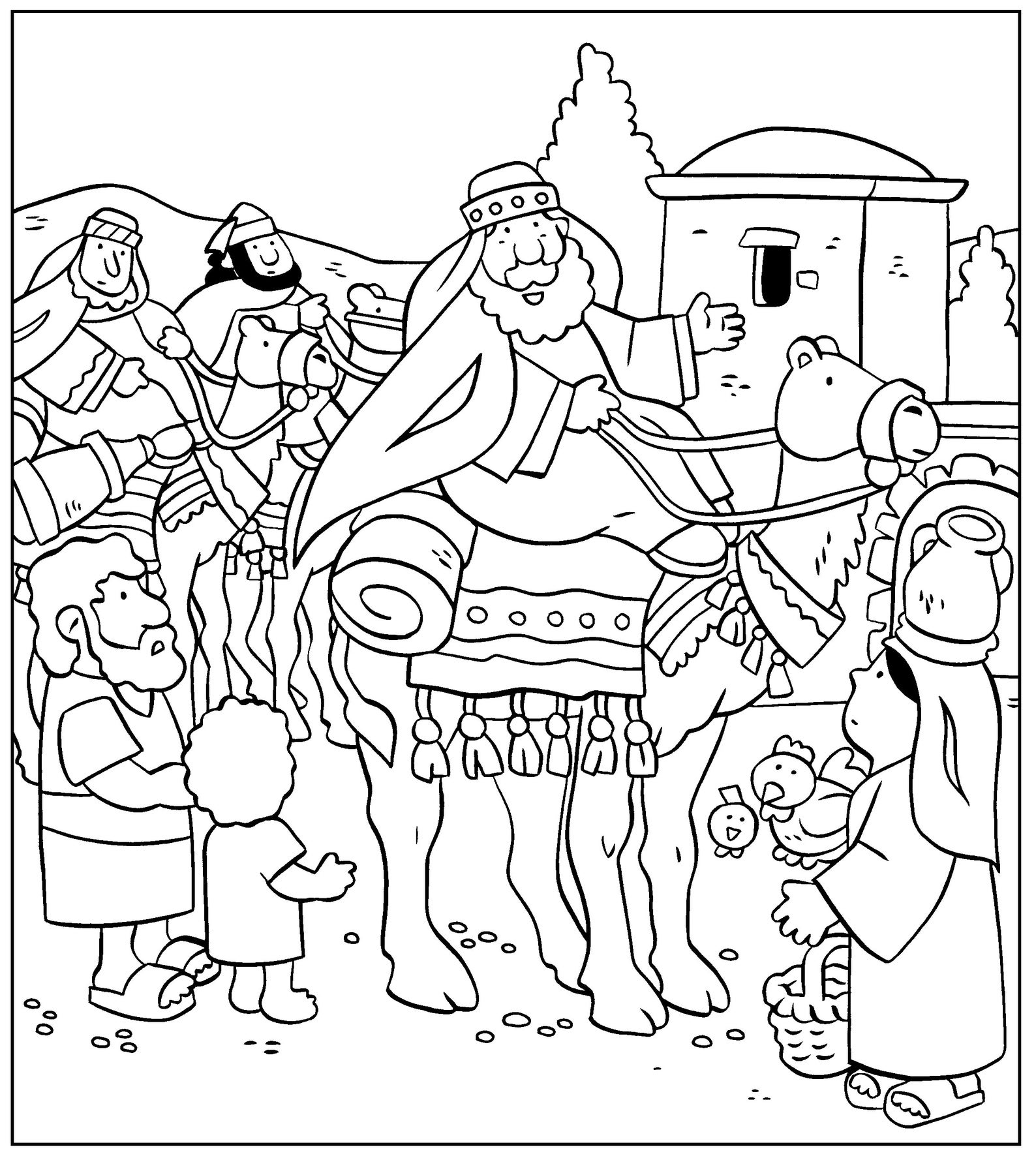 Christmas Bible Coloring Pages Instant Download - Etsy