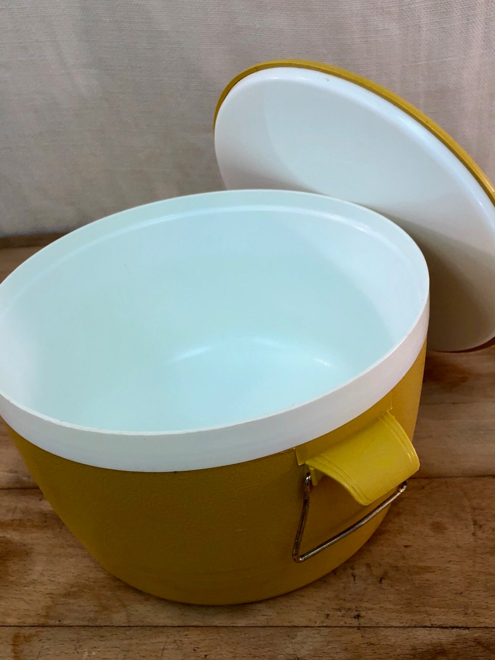 Vintage Thermoware Bowl by Sunfrost in Mustard Yellow Etsy