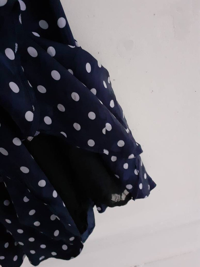 Vintage 80s silk dress
