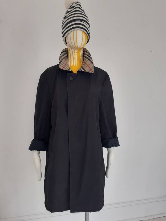 Vintage navy Raincoat