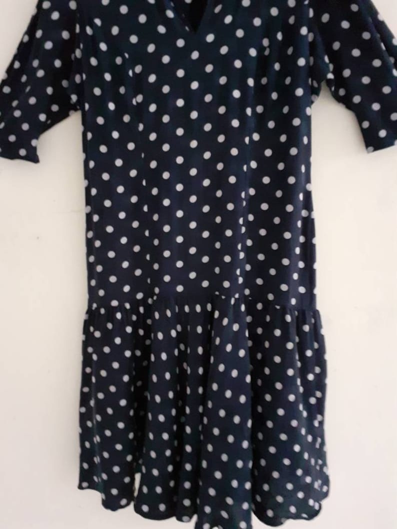 Vintage 80s silk dress