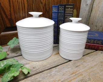 Portmeirion Sophie Conran White Medium Canister