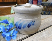 Vintage Rowe Pottery Crock with Lid
