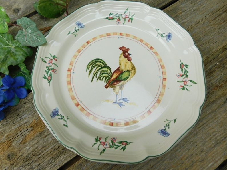 Set of 4 Vintage Mikasa Bon Jour Dinner Plates