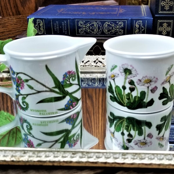 Portmeirion Sugar and Creamer Etsy