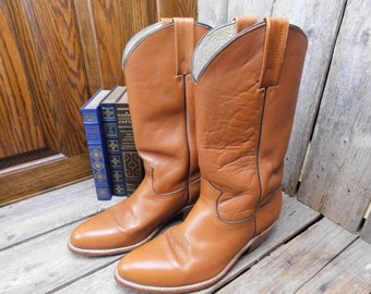 Vintage Frye Light Brown Leather Men's Size 13 D Boots