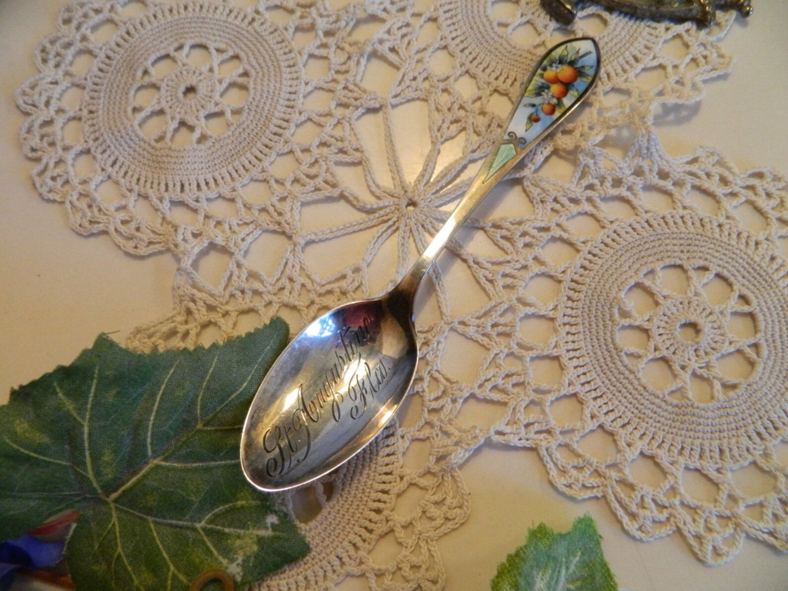 Antique Sterling Silver Collectors Spoon St. Augustine Fla. Etsy
