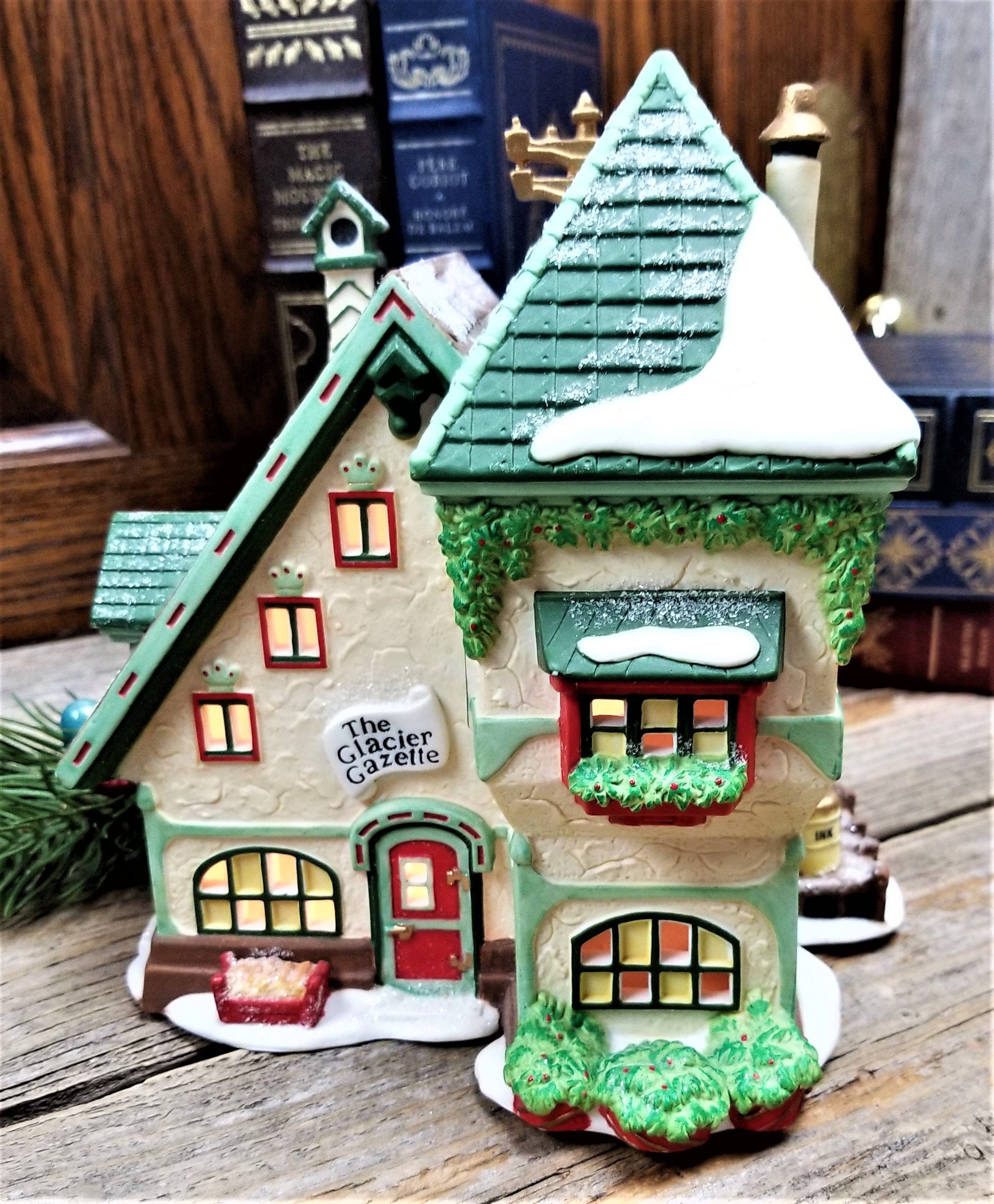 The Glacier Gazette North Pole Dept 56 The Glacier Gazette North Pole Dept 56