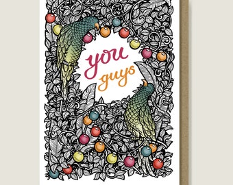 You Guys Greeting Card