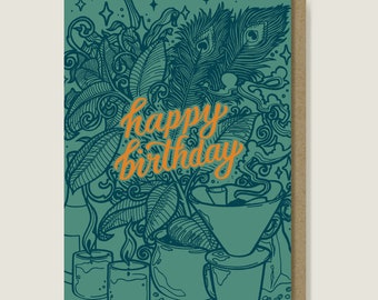 Pour Over Greeting Card