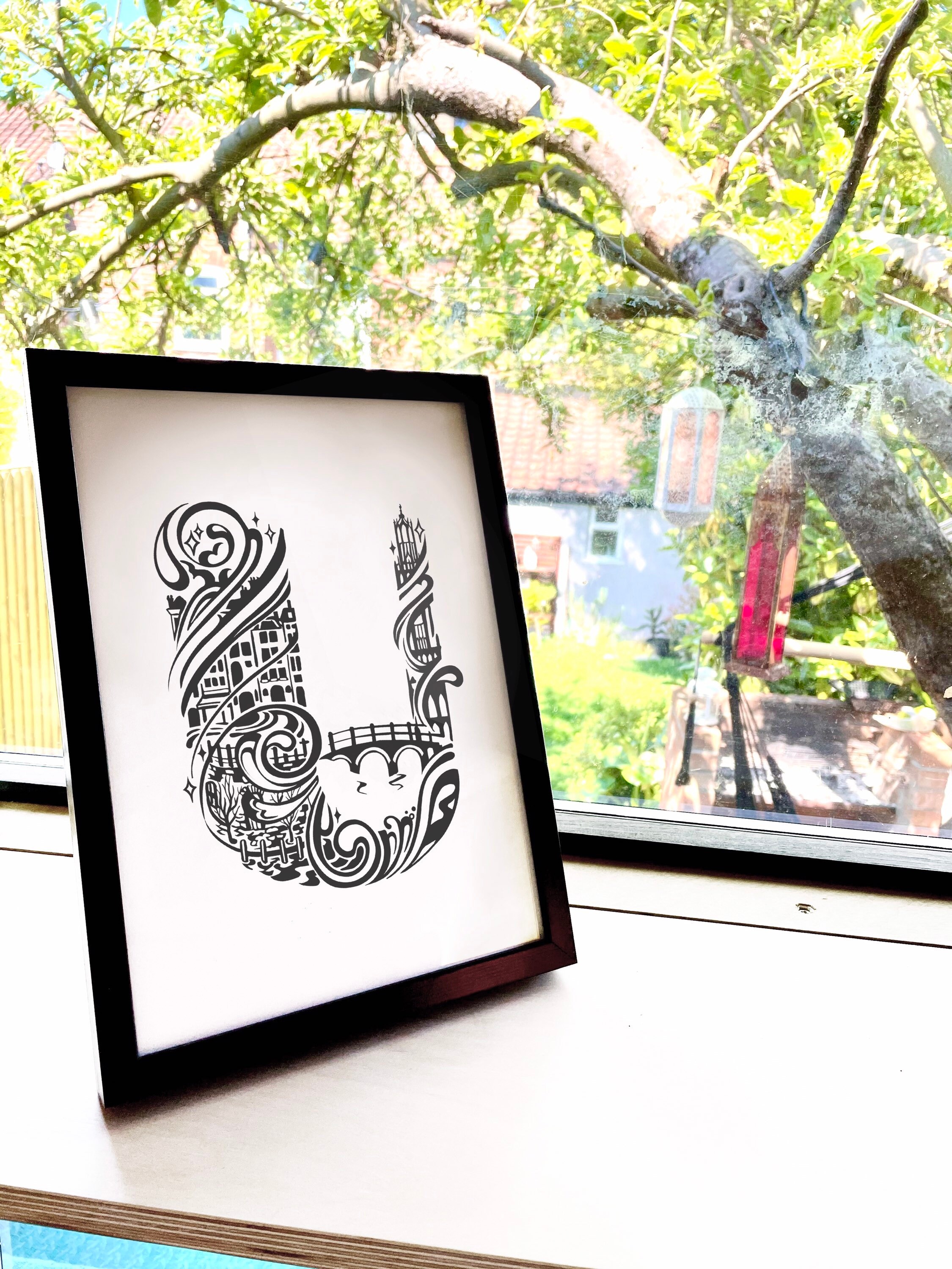 Utrecht Stadt Riso Druck Alphabet Wandkunst Etsy