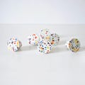 Terrazzo knob Recycled Glass, Unique Kitchen Cabinet knob and pull Ø 3cm (PRICE PER UNIT) product logo