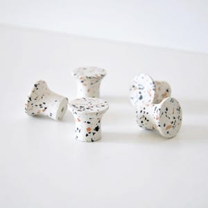 Handgemaakte terrazzo kastknop, ronde deurklink, woninginrichting (PRIJS PER EENHEID)
