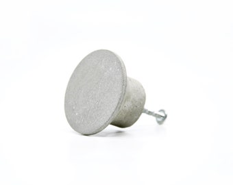 Concrete Knob gray 5 cm (2"), kitchen cabinet knobs, Round Cement handles, Nightstand knobs, drawer knobs, drawer pull, beton möbelknauf