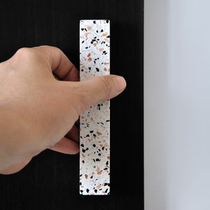 Maniglie moderne da 14 cm (2"), pomolo lungo per mobile in terrazzo naturale tricolore (PREZZO PER UNITÀ)