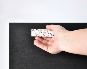 Terrazzo Cabinet Knobs Set, Unique Natural Stone kitchen cabinet handle, Handmade Drawer Pulls, Drawer handles, Bedside table knobs