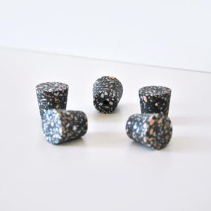 Pomello per mobile in terrazzo fatto a mano, maniglia per cassetto in cemento, maniglia rotonda (PREZZO PER UNITÀ)