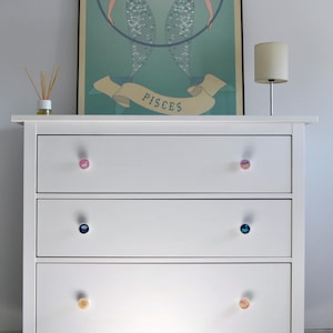 Handcrafted Concrete Cabinet Knobs, Dinosaur, Spaceship, Unicorn Nursery Decor (PRICE PER UNIT)