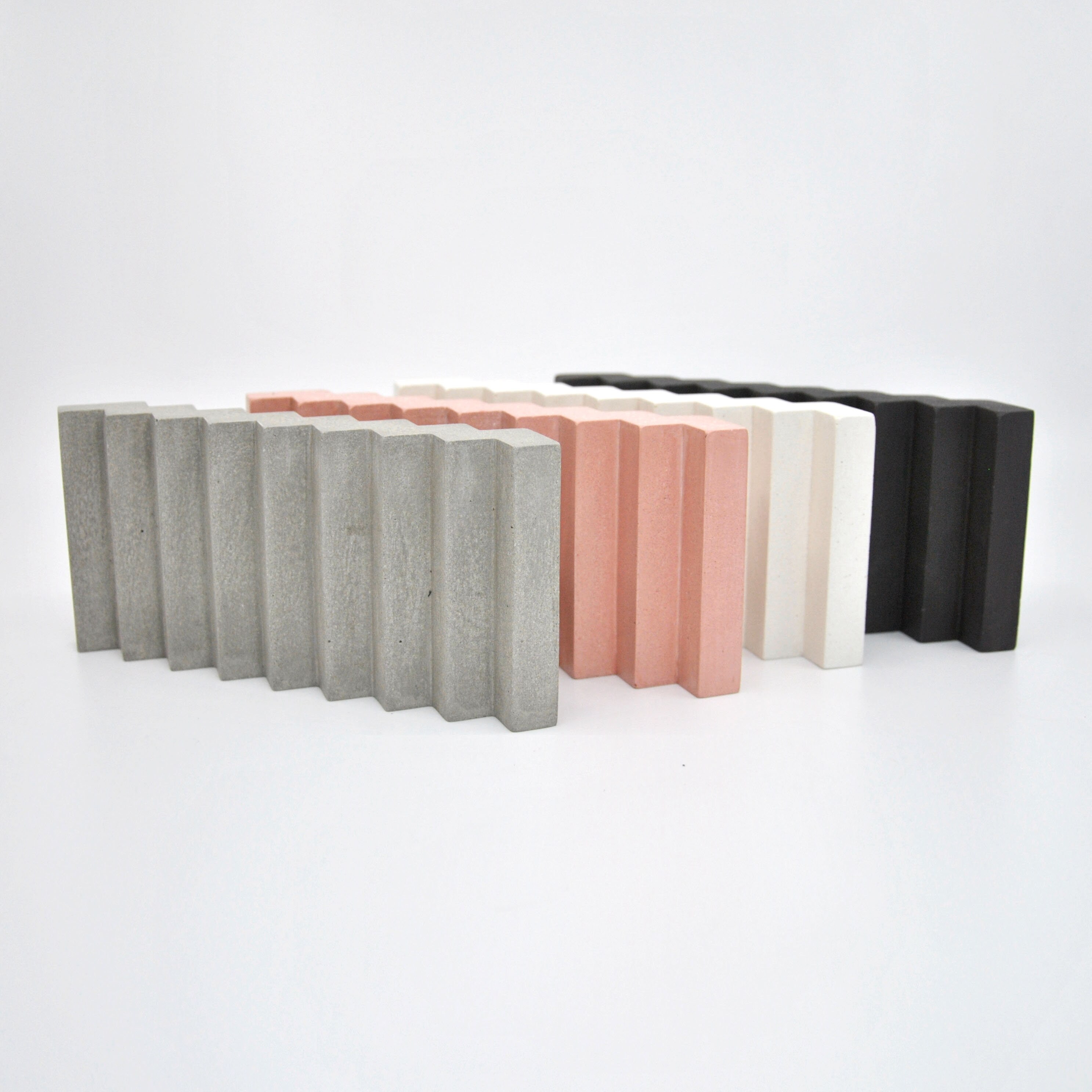 Concrete drain soap dish large soap dish zig zag XL soap Etsy