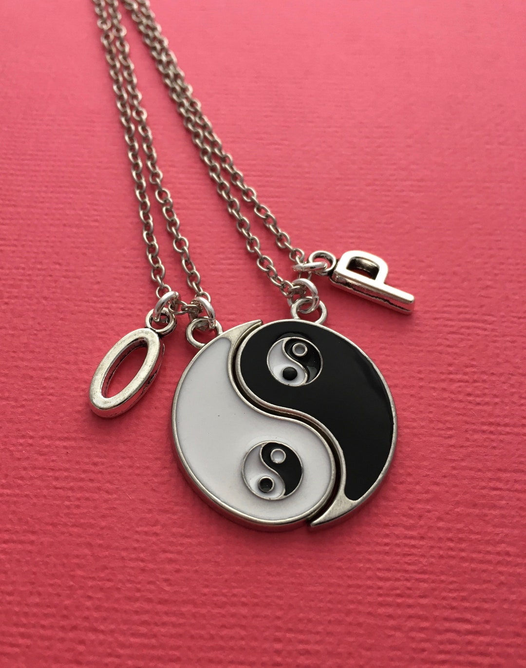 Yin Yang collares Ying Yang collares de amistad 2 amigos Etsy España