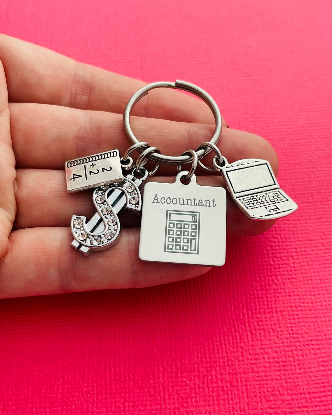 Gift for Accountant, Accountant Keyring, Accountancy Graduation