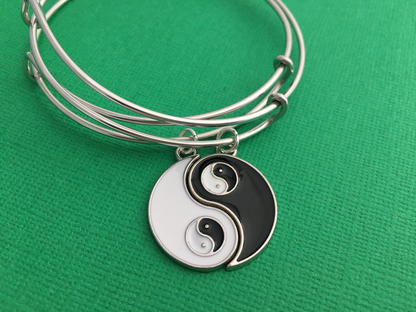 Friendship Bracelets for 2 Yin Yang Jewelry Ying Yang Etsy
