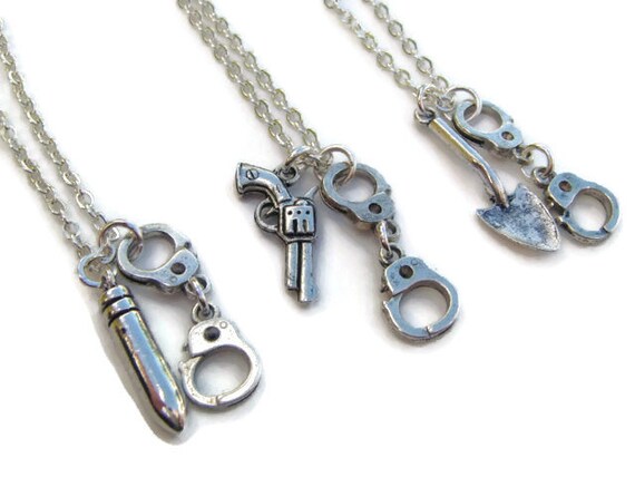 Partners in crime friendship necklace sale