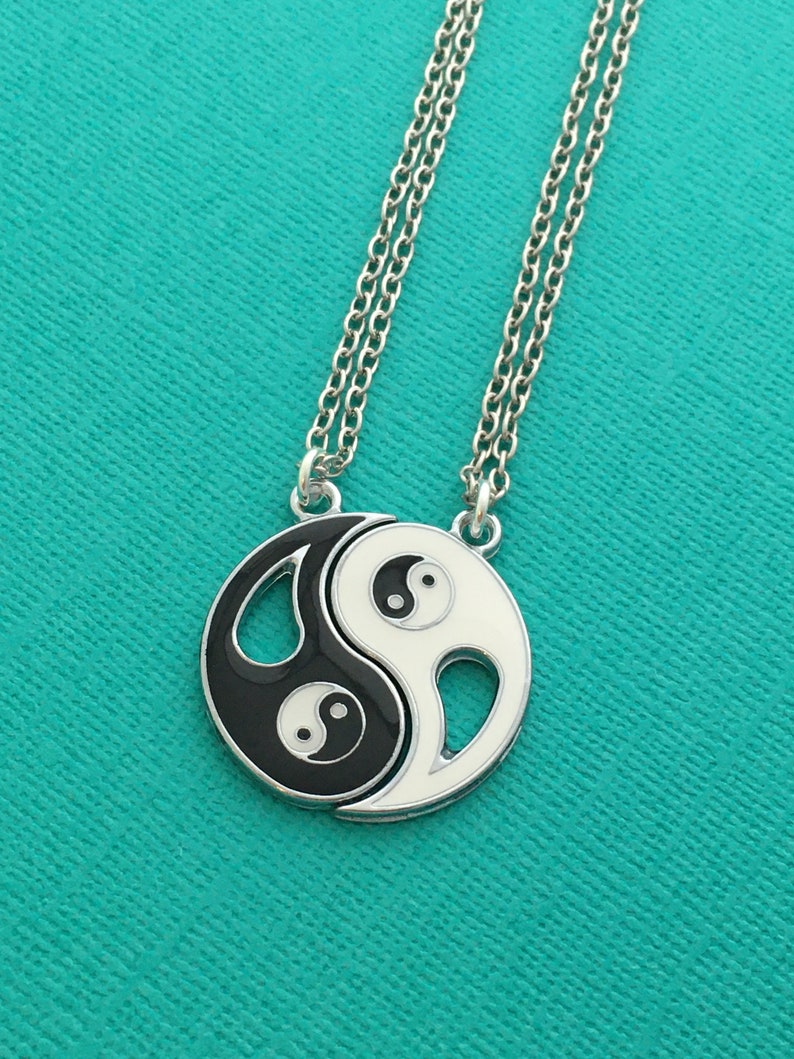Best Friend Gift Friendship Necklaces Ying Yang Necklaces | Etsy