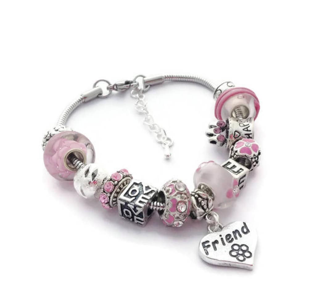 Happy Birthday Bracelet, Personalized Initial Jewelry, Kids Jewellery, Adult Sister Present ...