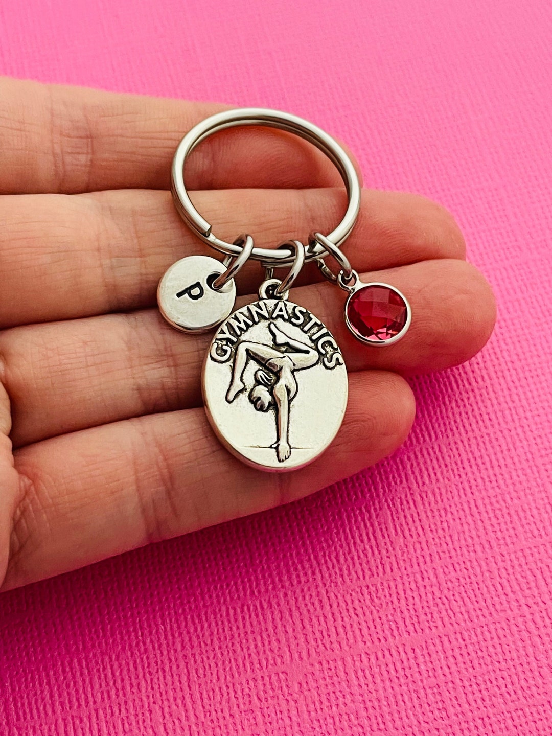 Gymnast Team Gift, Gymnastics Keyring, Gymnastic Team Gift, Gymnastic